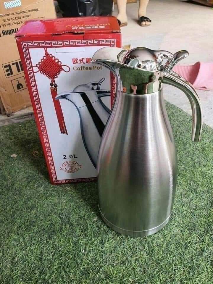 BÌNH THỦY INOX GIỮ NHIỆT 2L CAO CẤP