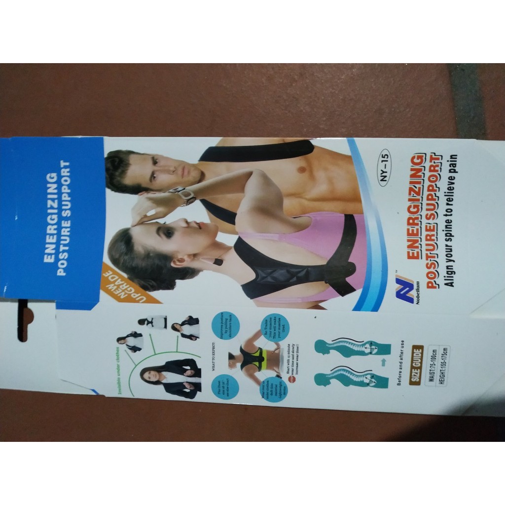 [Bạn mới nhập COSHBM -50% đơn 0Đ] Đai Định Hình Cơ Thể Chống Gù Lưng 3x
