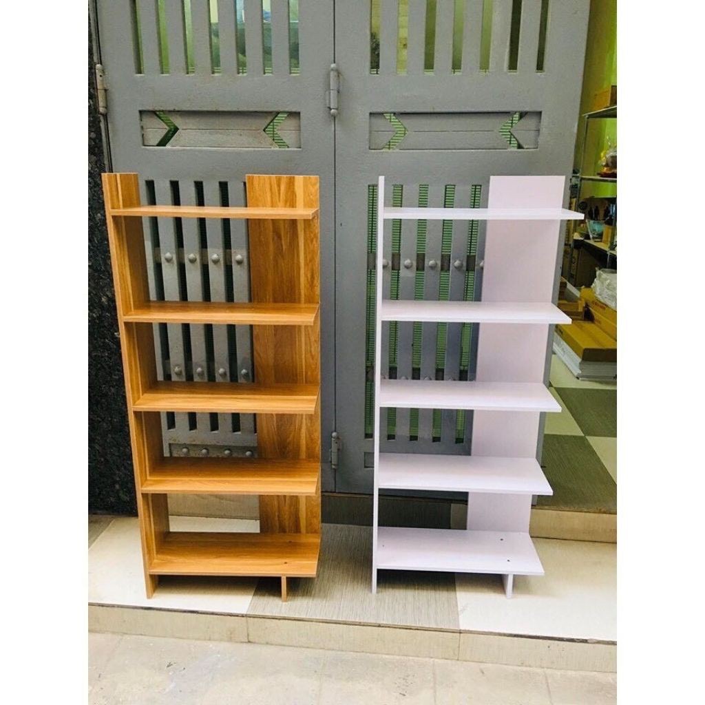 Kệ góc tường gỗ 5 tầng