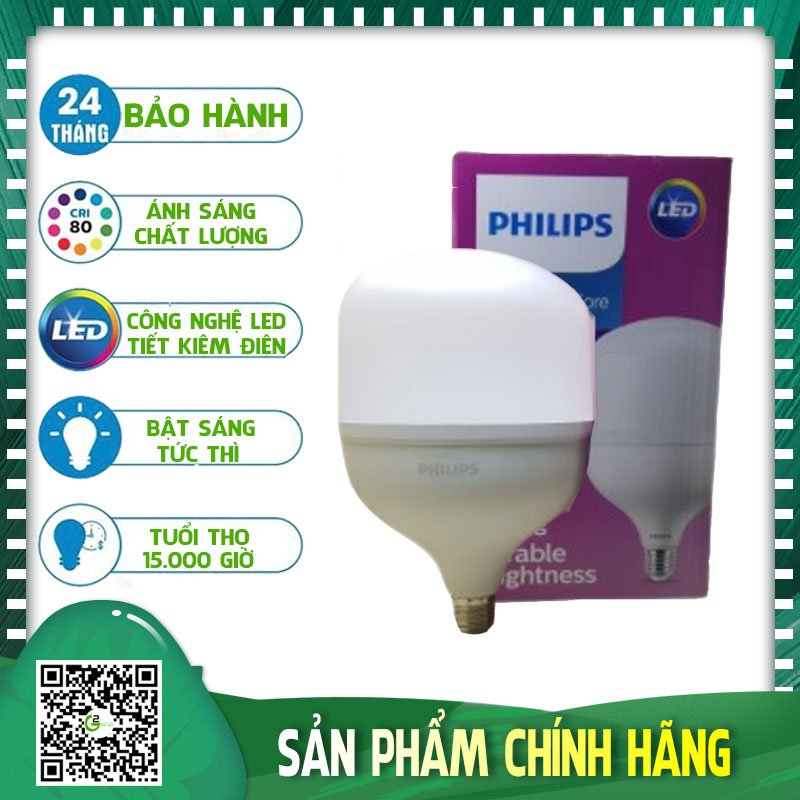 [HCM]Bóng Led trụ Philips Tforce Core HB 30W E27 Gen3