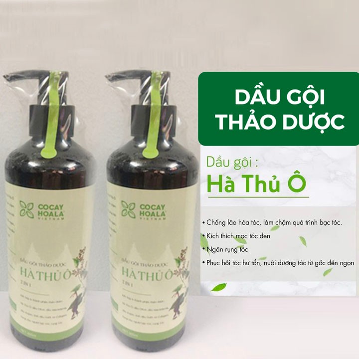 Dầu gội thảo dược hà thủ ô