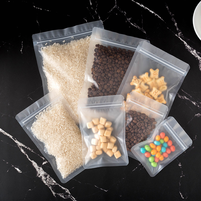 ( HÀNG NHẬP) Túi zip trong suốt mờ ( 500g )