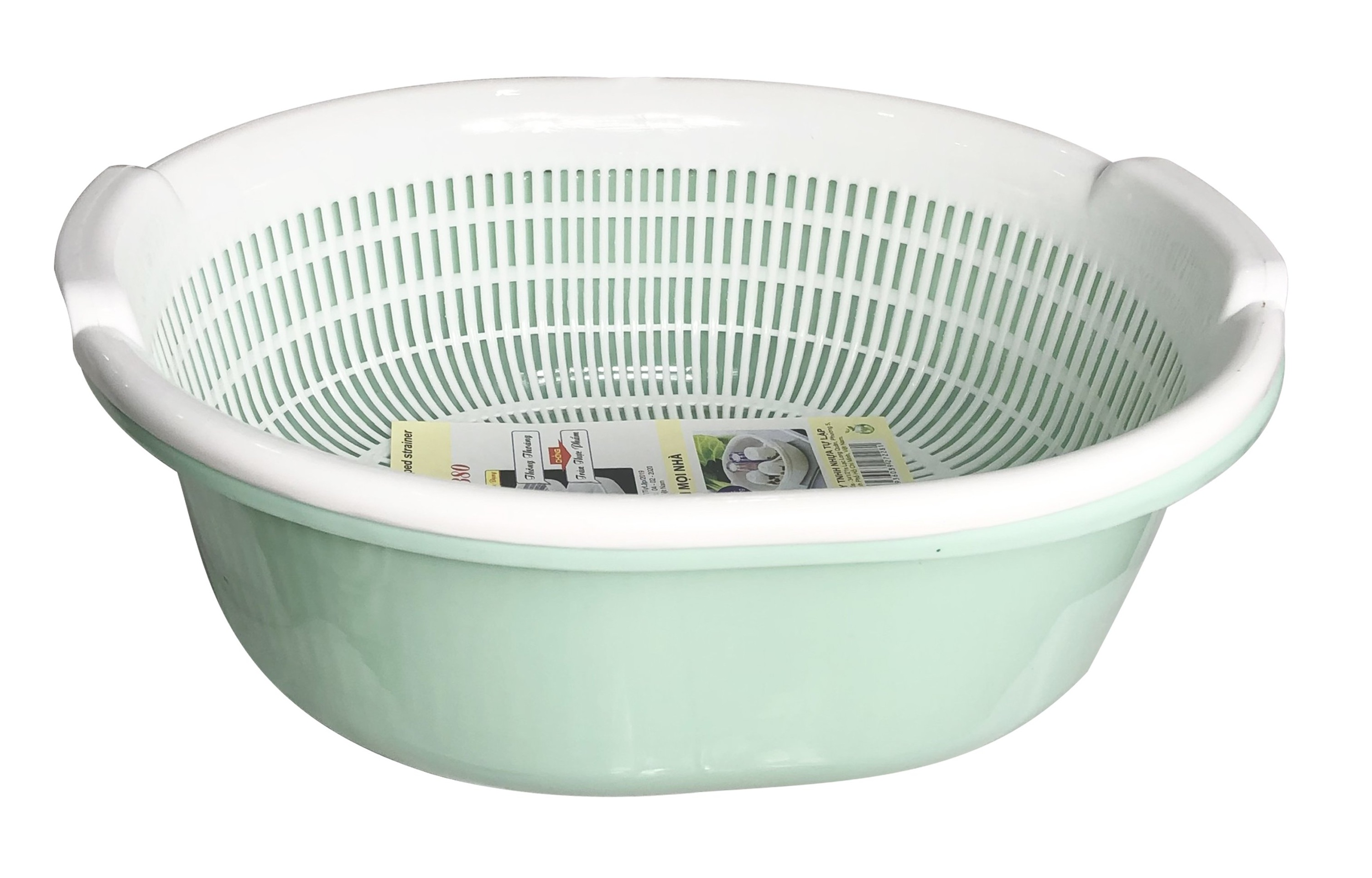 Bộ rỗ thau Oval TỰ LẬP TL380 - 33x29X12.5CM