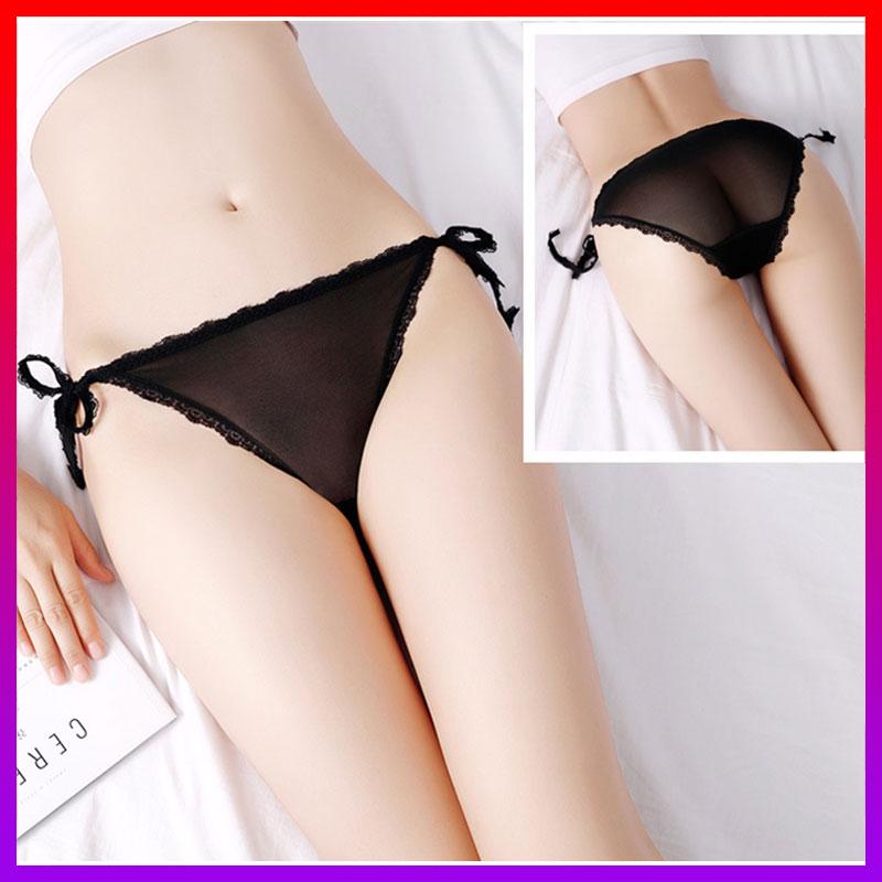[HCM]Quần lót Ren hoa Xuyên Thấu Thắt nơ Siêu QUYẾN RŨ - Lưng thấp Cao cấp - NHShop