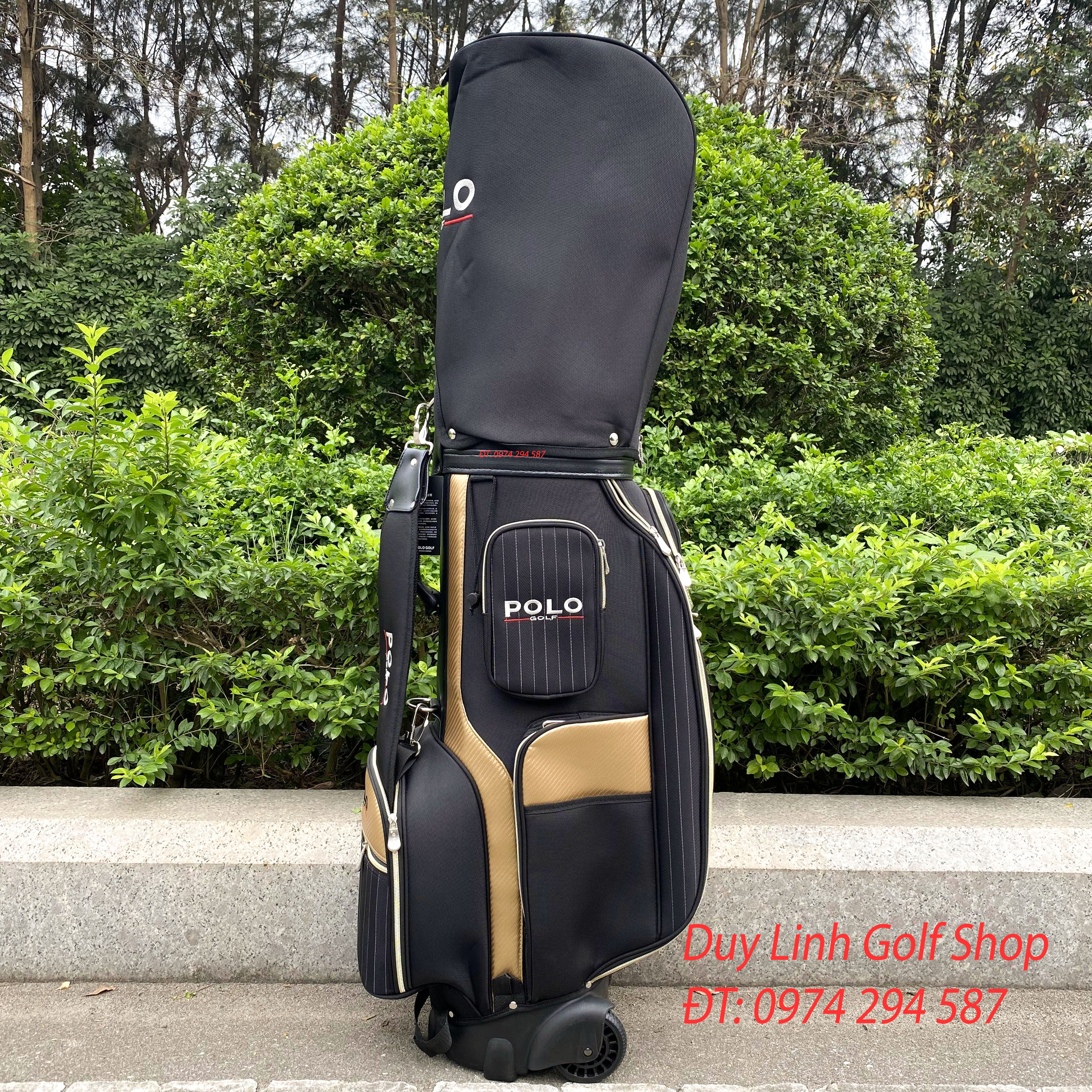 Taylormade Golf Club Bag High Quality Umbrella Fabric for Men and Women – Can Hold 14-16 Clubs – Waterproof – Dust-Free – Super Durable – Luxurious Sports Design