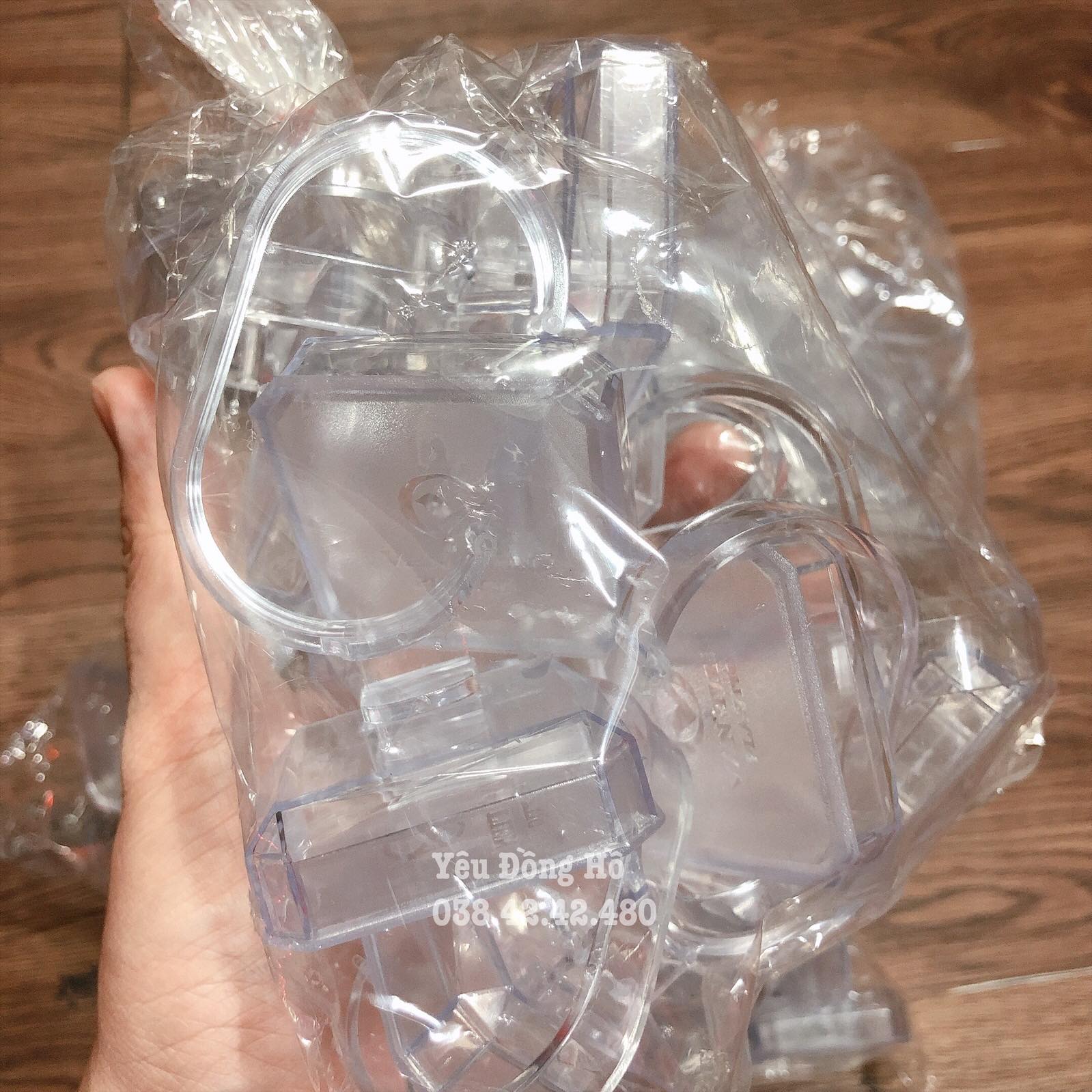Combo sỉ 100 đế mica trưng bày đồng hồ