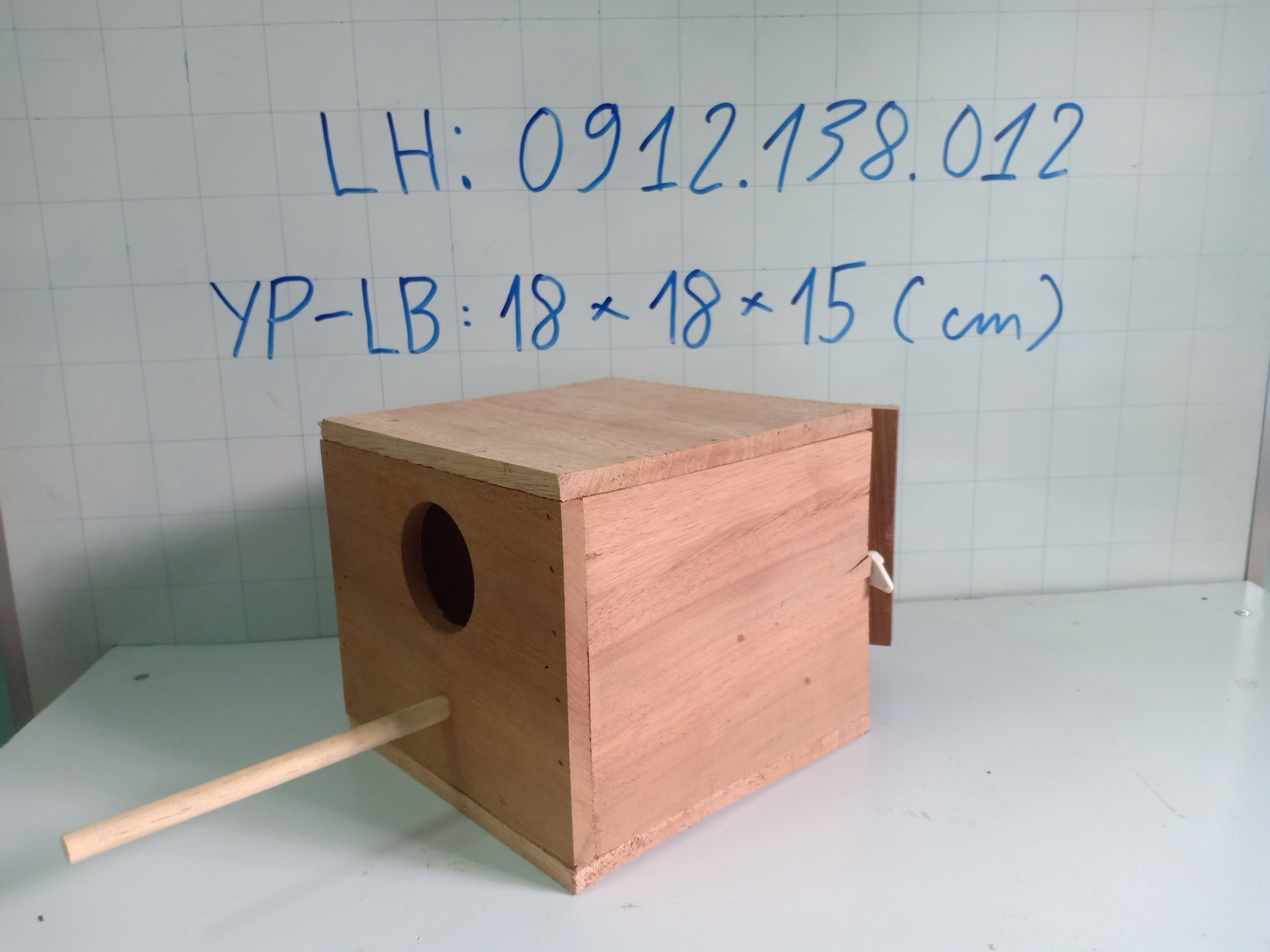Tổ đẻ VẸT YẾN PHỤNG - KT 18*18*15 cm