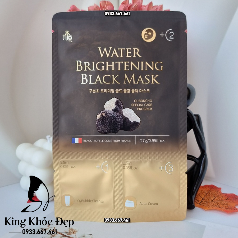 [HCM]Mặt Nạ Thải Độc UGB Water Brightening Black Mask 1 Miếng