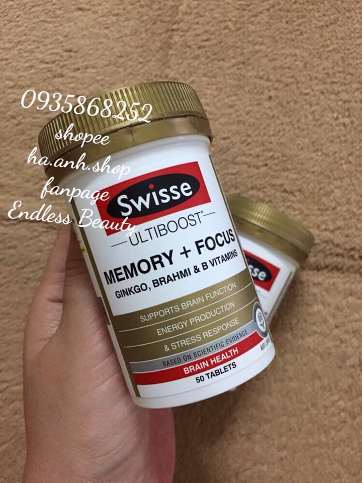 Swisse Memory Focus 50 viên