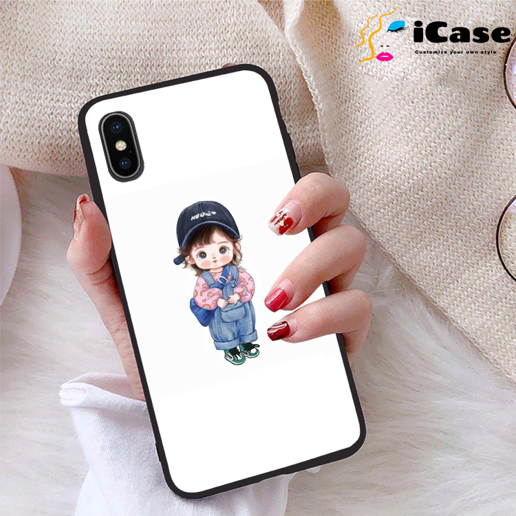 Ốp lưng iPhone X viền dẻo TPU BST Chibi