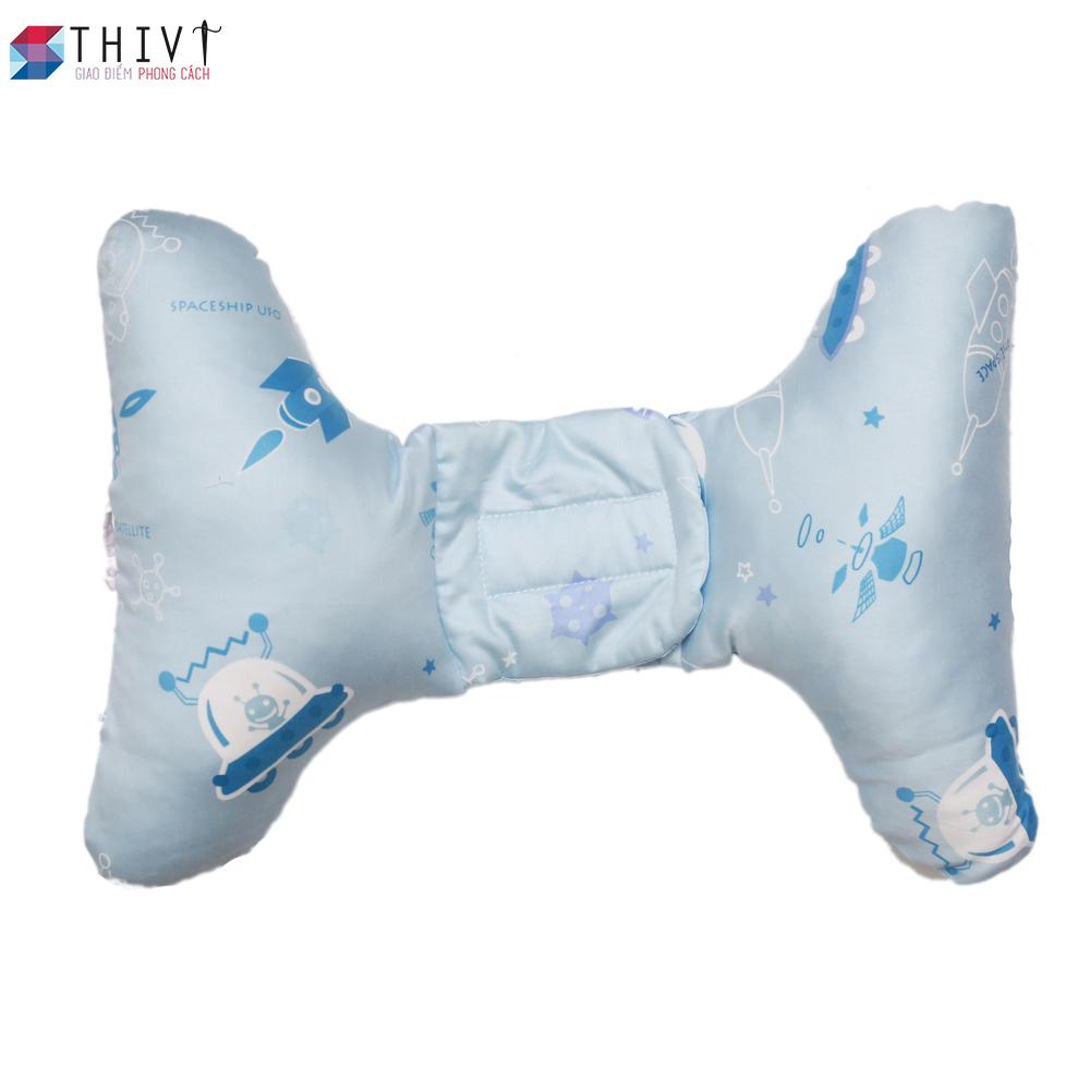 Gối Tai Voi Cho Bé Yêu  THIVI (Xanh biển )