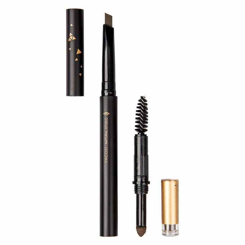 Chì kẻ chân mày 3 đầu vacosi dual eyeshadow shape pen