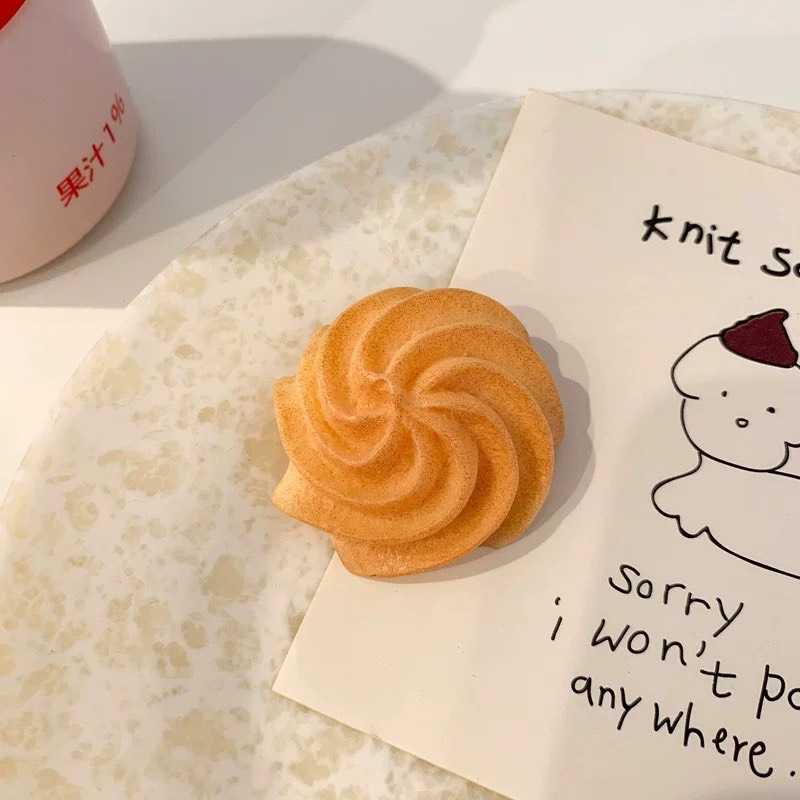 Kẹp tóc bánh qui siêu cute phô mai que hot trend hàn quốc - kireicos