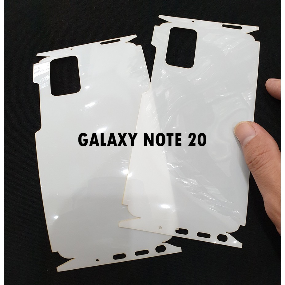 Miếng film dán PPF loại xịn phủ full 99% lưng viền Galaxy Note 20