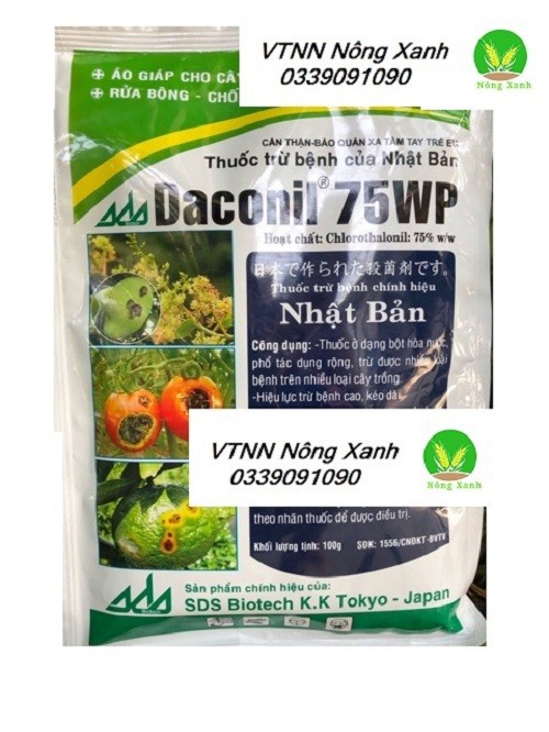 Daconil 75wp Trừ bệnh cây trồng