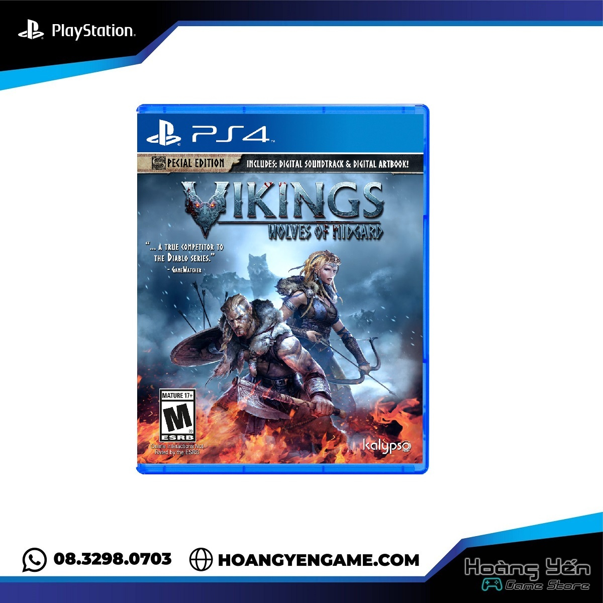 [HCM]Đĩa game Vikings Wolves of Midgard PS4