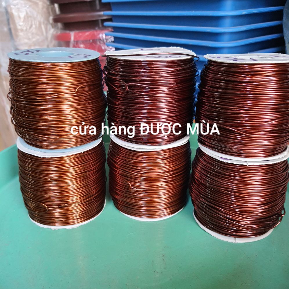 500gram dây nhôm mạ đồng uốn cây cảnh - 1ly