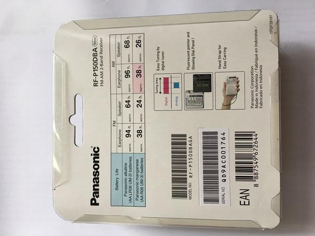 Đài Panasonic RF-P150DBA Kèm 2 Pin AA