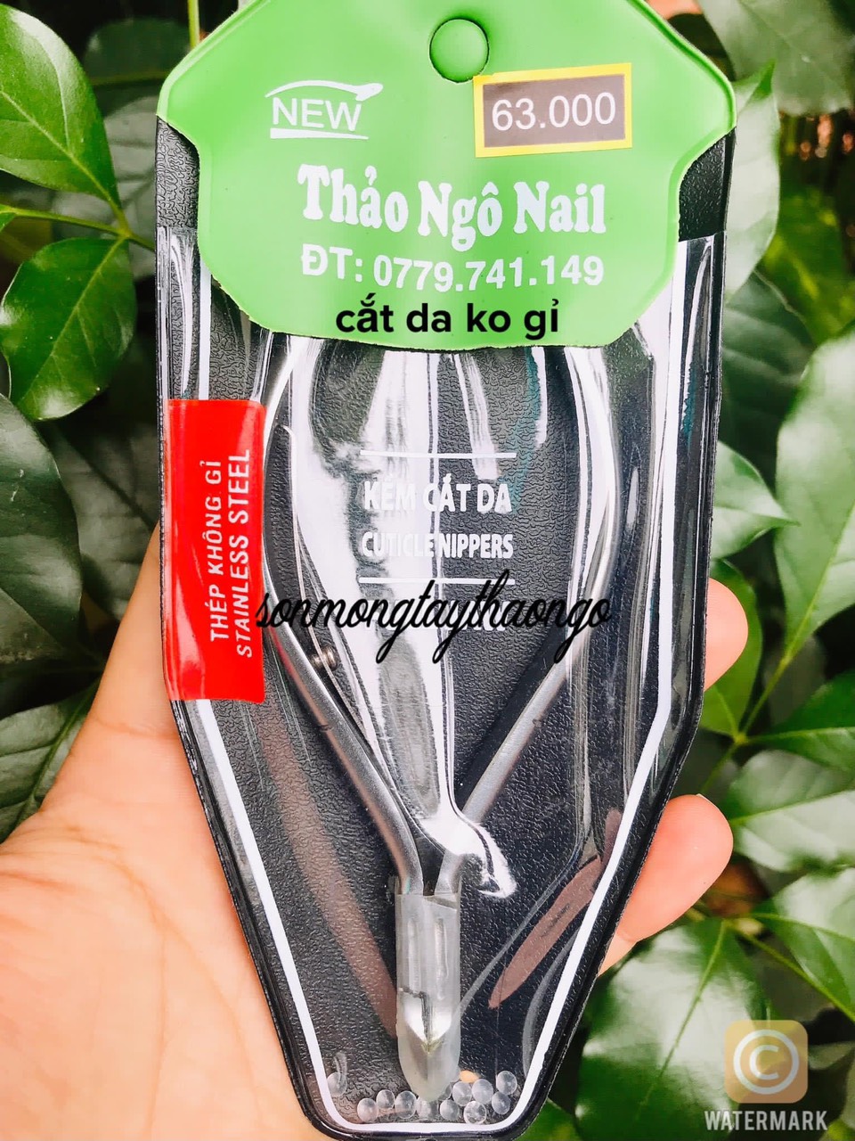 [HCM]Kềm cắt da Bán Nguyệt xanh lá