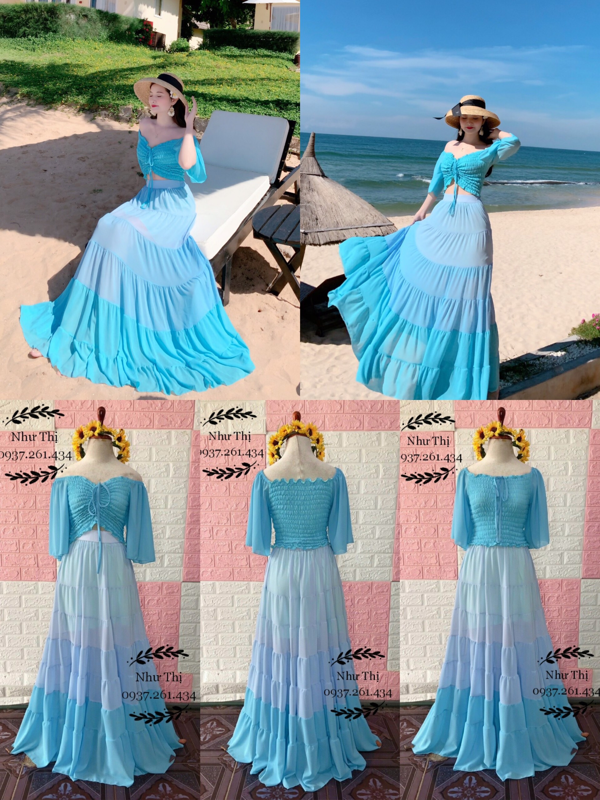Váy maxi đi biển: Những thiết kế bay bổng giúp nàng có ngay bức ảnh sống ảo  lung linh
