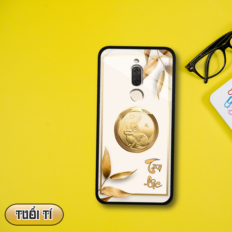 Ốp lưng kính 12 con giáp cho Huawei Nova 2i