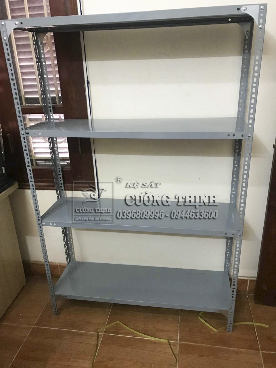 Mâm sắt dài 100cm x rộng 30cm - Lắp ráp kệ sắt đa năng