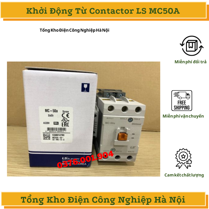 Contactor Khởi Động Từ LS MC50a