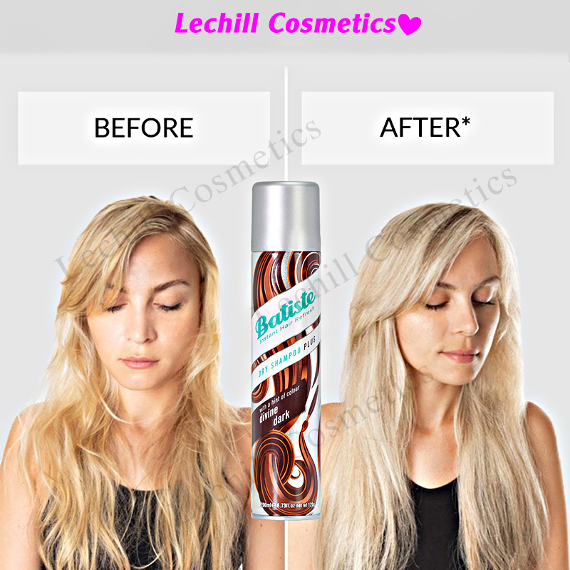 Dầu Gội Khô Batiste Dry Shampoo 200ml-[Original,Cherry,Bush,Fresh,Beautiful brunette,Divine dark,Oriental,Tropical]