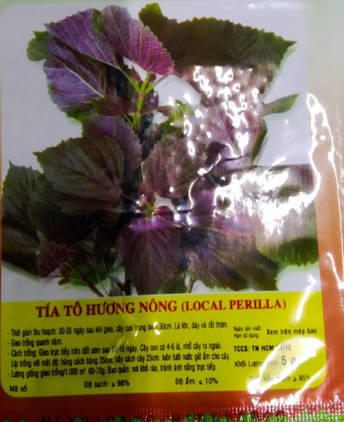 Hạt Rau Tía Tô - Gói 2 Gram