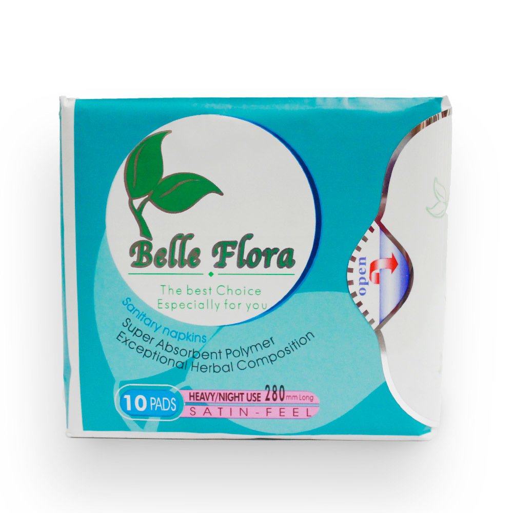 Bộ Bvs ban đêm cotton BELLE FOLORA 4 gói
