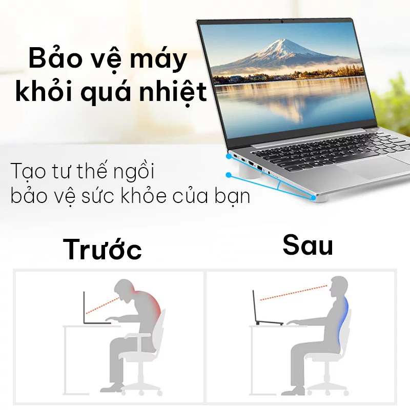 Bộ 4 Chân Đế Tản Nhiệt Cho Laptop Notebook