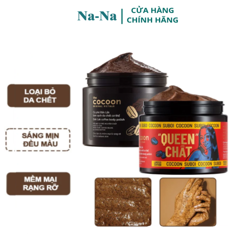 Tẩy da chết body cafe Cocoon 200ml giá rẻ