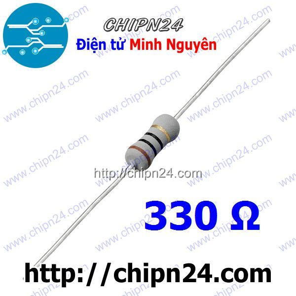 [10 con] (F152) Điện Trở 330R 1W 5%