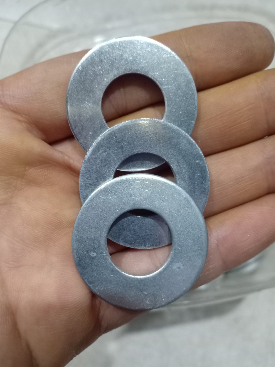 100gram Lông đền, vòng đệm loại DÀY lỗ 6li 8li 10li 12li 14li 16li nhiều size dùng cho bù long và ốc