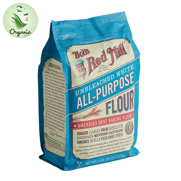 Bột mì đa dụng Bob's Red Mill 1.36kg/ 2.27kg - Unbleached All Purpose Flour