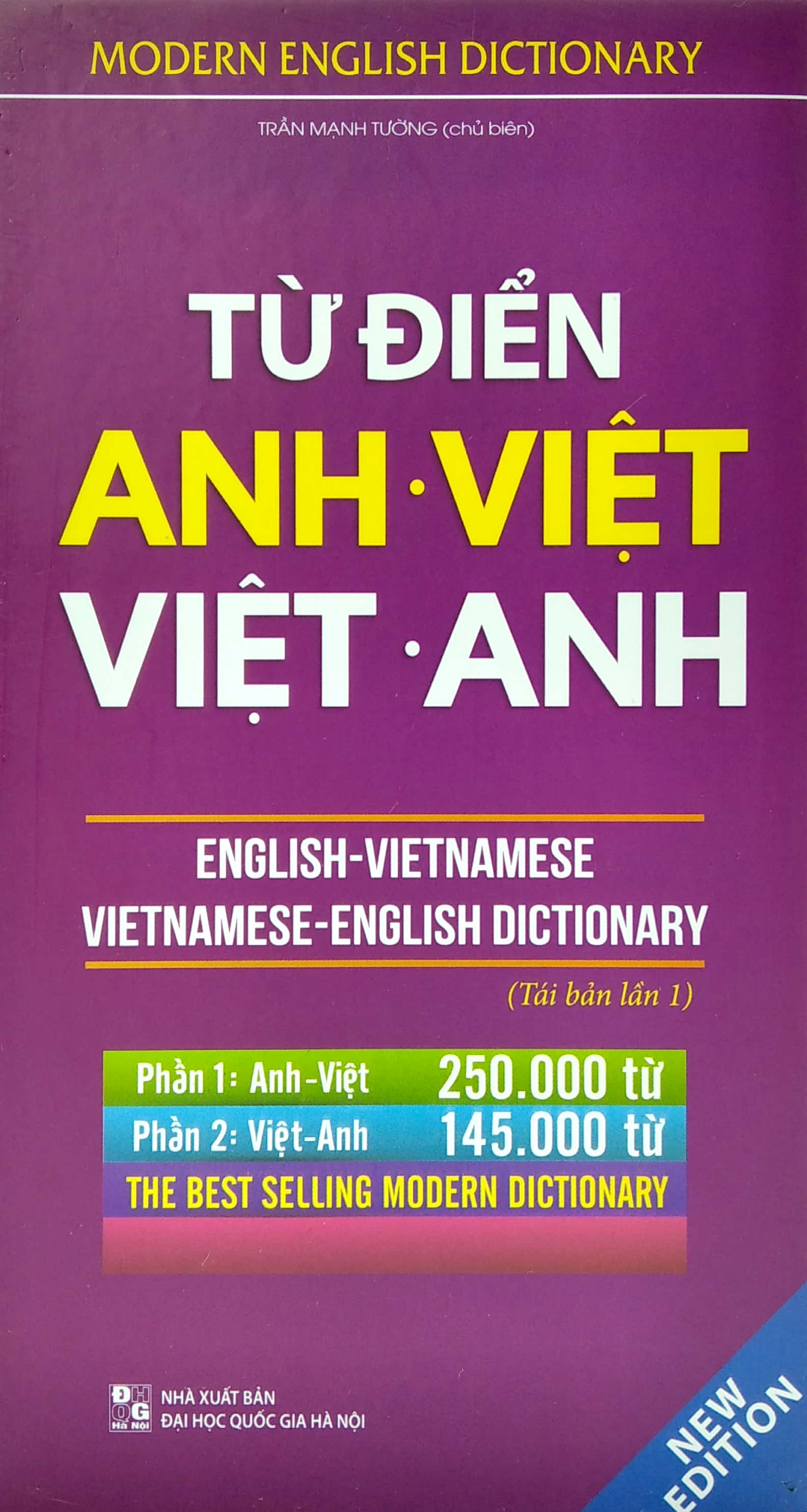 Fahasa - Từ Điển Anh Việt - Việt Anh (Bìa Cứng - Tái Bản)