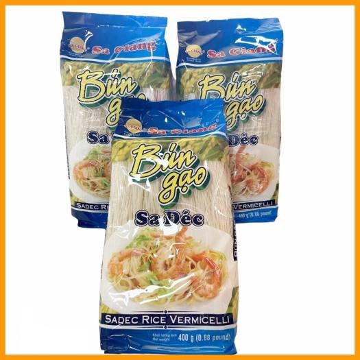 1GÓI [ 400Gr ] Bún gạo Sa Đéc, bún khô, bún tươi Sa giang , thơm tiện dụng