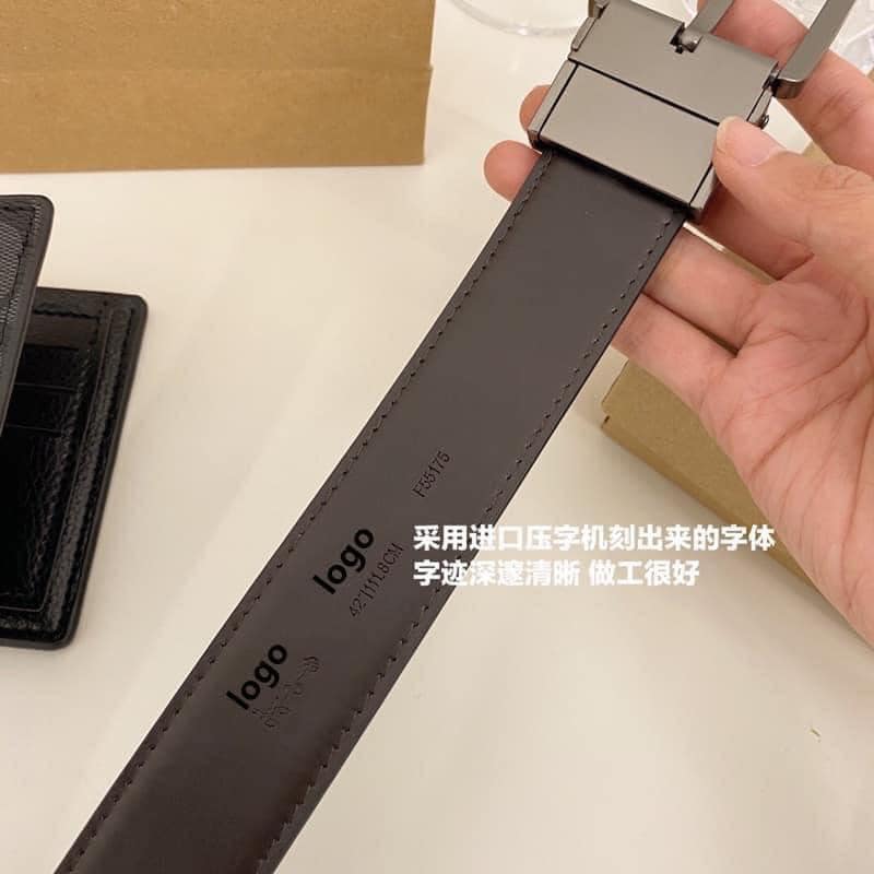 Set ví và thắt lưng Coach nam