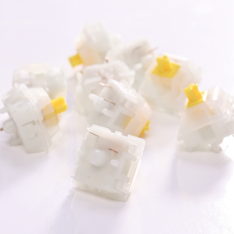 Công tắc bàn phím cơ Gateron Yellow Milky Pro