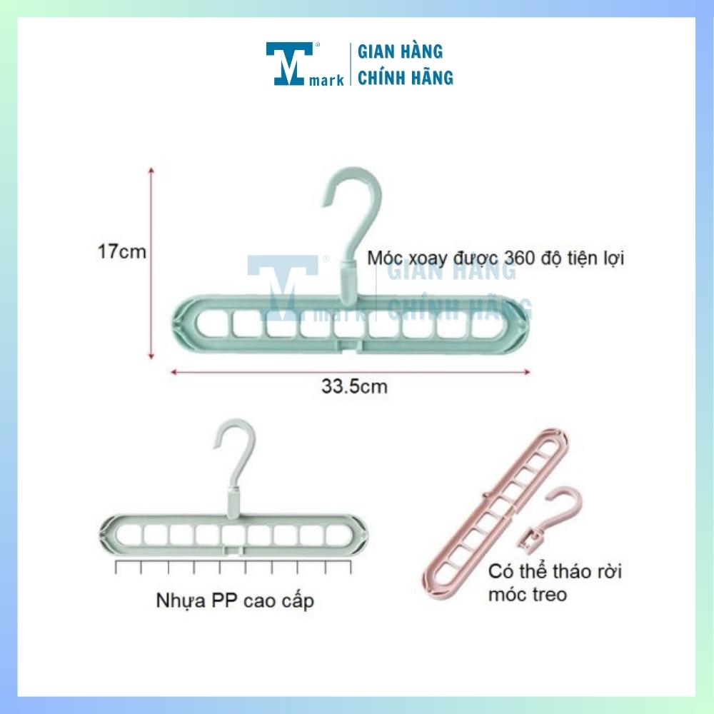 [HCM]Combo 2 Móc quần áo đa chức năng - Chịu nặng tốt