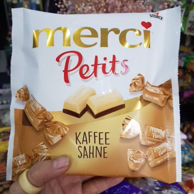 KẸO SOCOLA MERCI PETITS 125G ĐỦ VỊ