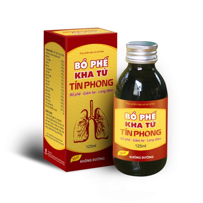 Bổ phế kha tử Tín Phong 125ml - (Bổ phế - giảm ho - long đờm)