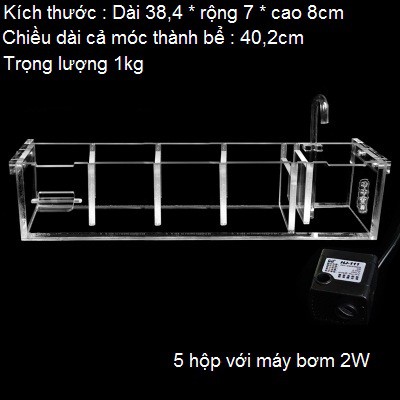 Lọc tràn mini cài thành bể to