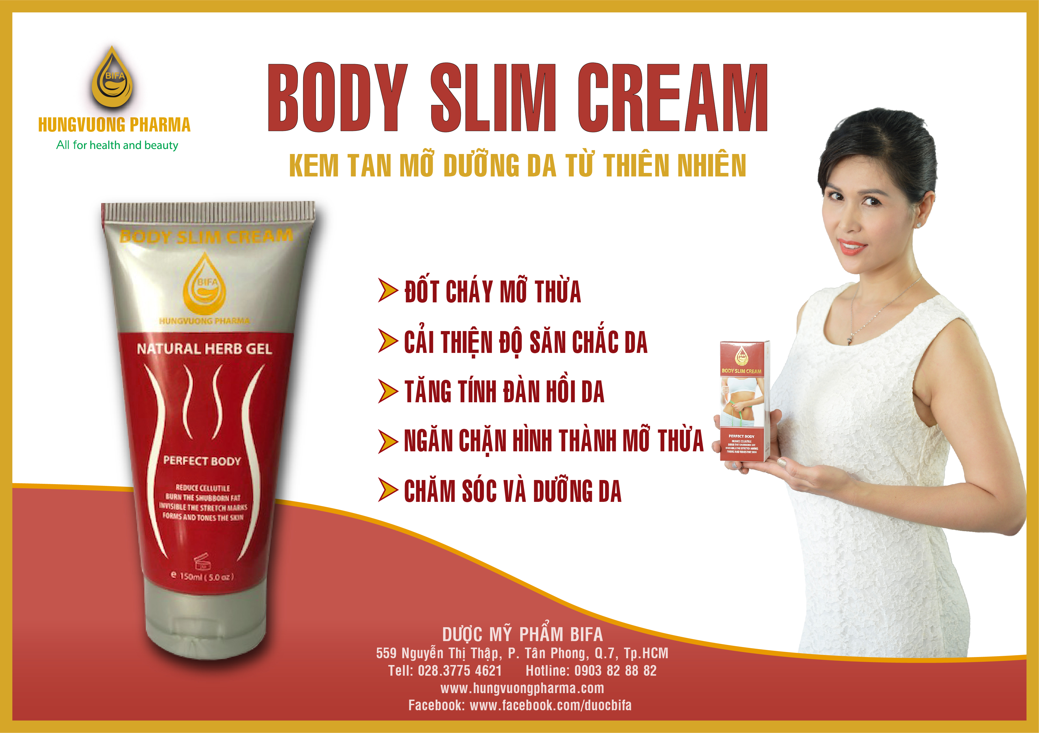 Kem tan mỡ Body Massage Cream Bifa 150ml - One Beauty