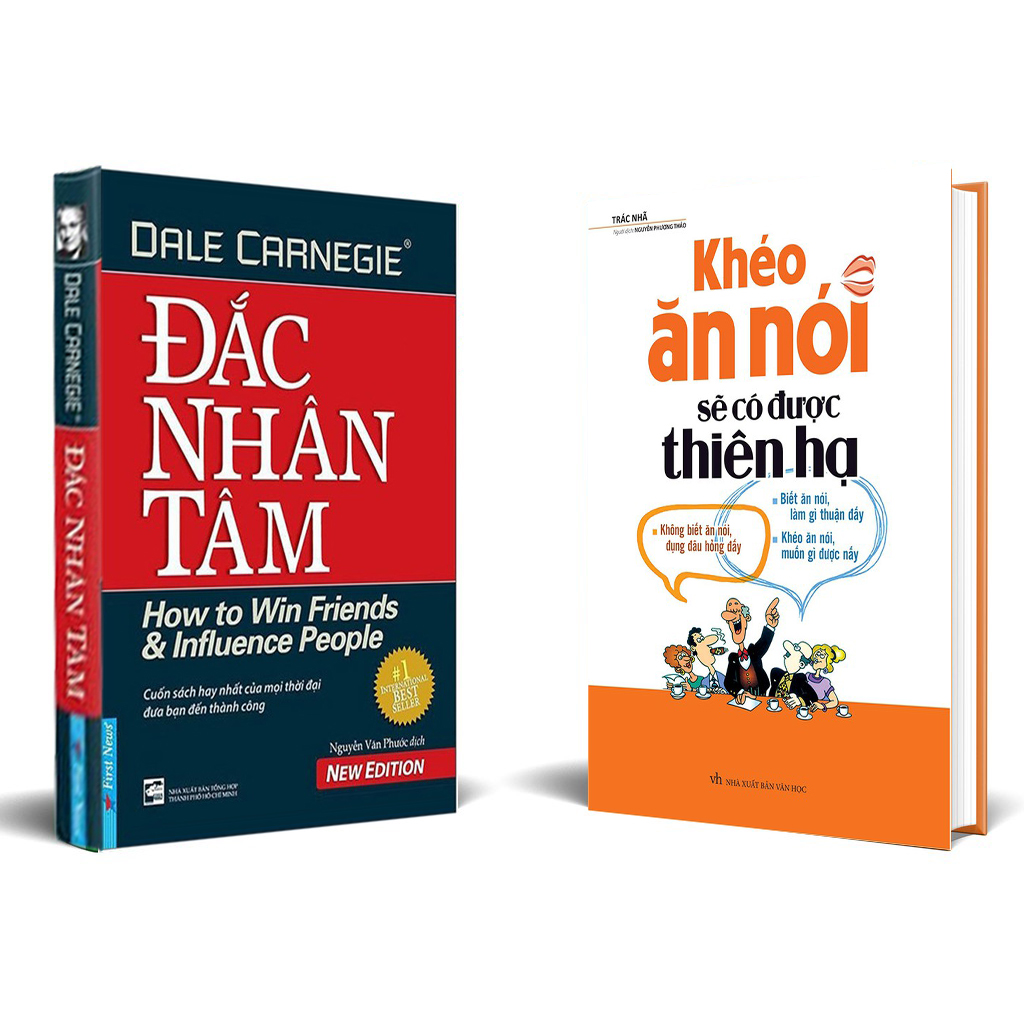 Combo sách đắc nhân tâm + khéo ăn nói sẽ có được thiên hạ - tái bản