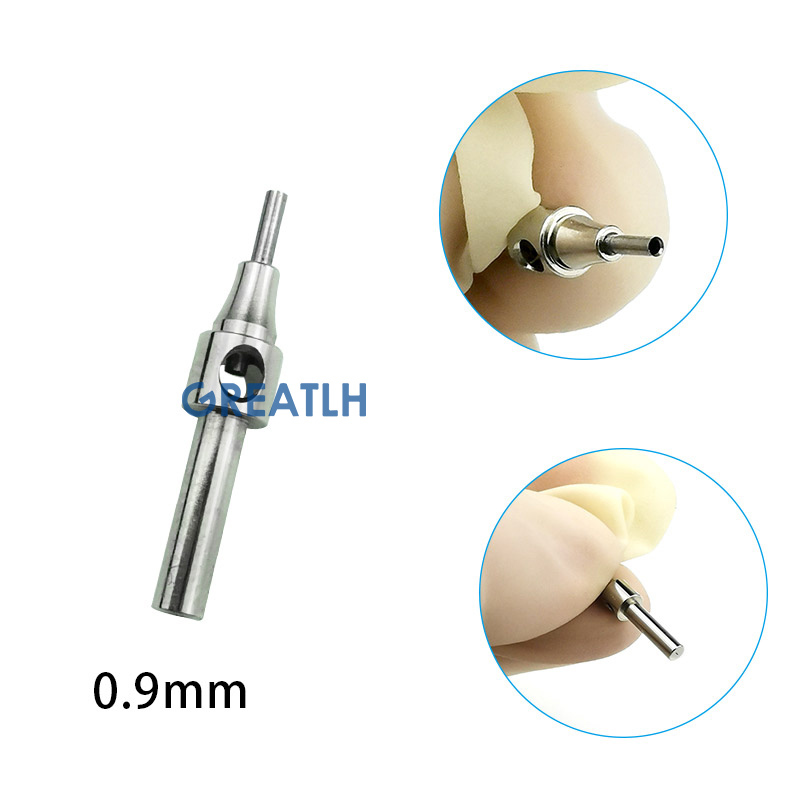 1pcs 0.80.91.0mm tóc cấy ghép Fue Đấm Thép không gỉ răng cưa tấm sừng Miệng tóc cấy ghép công cụ 3 loại tùy chọn