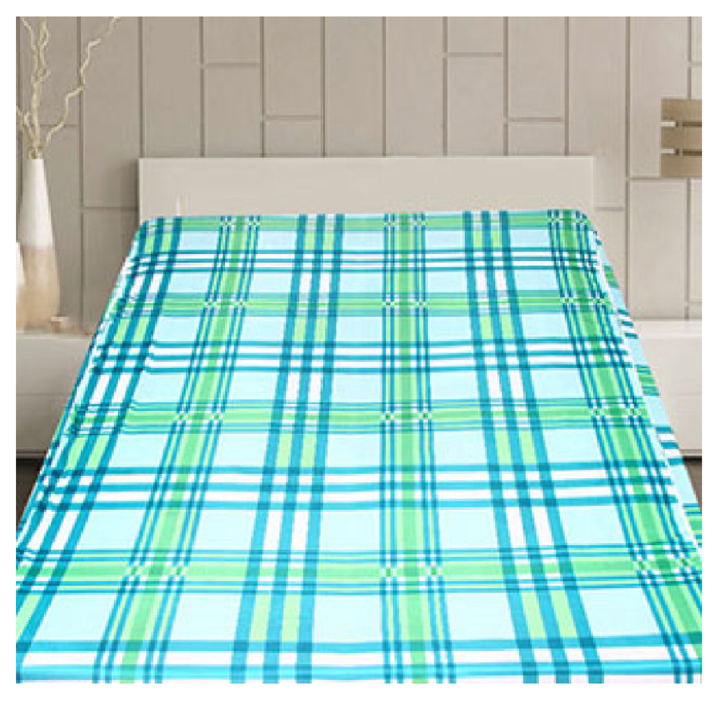Ga 2m x 2m x 10cm thun lạnh cao cấp (Giao màu ngẫu nhiên)