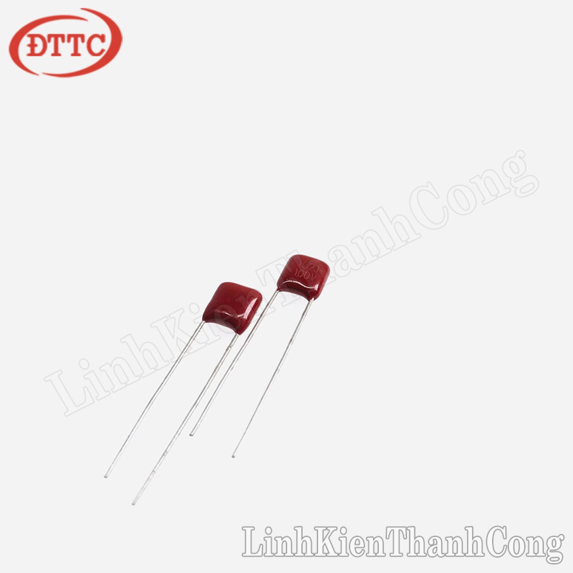 Bộ 2 chiếc tụ cbb 1.5nf 152j 100v 5mm