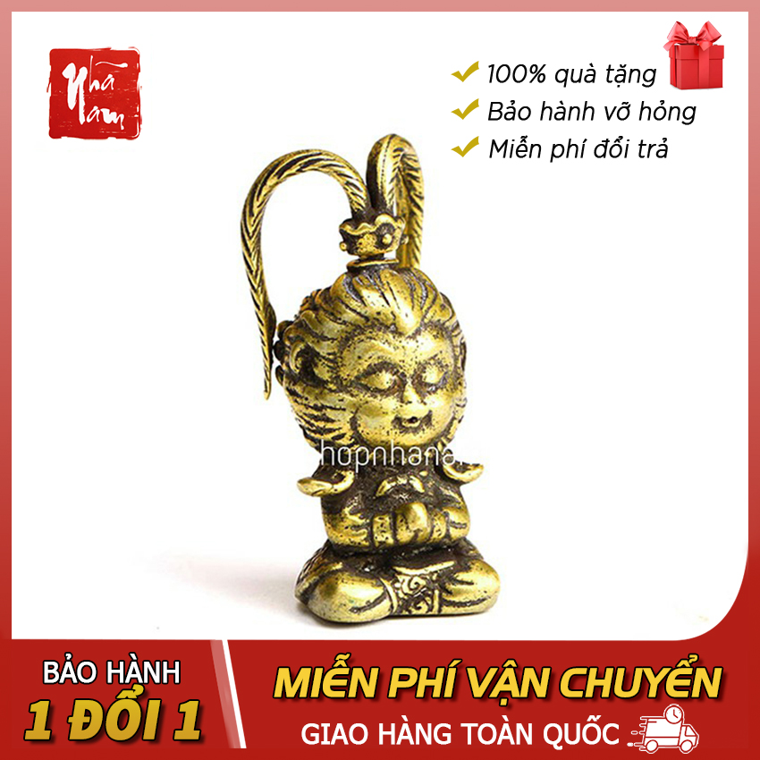Tượng đồng phong thủy Tôn ngộ không, Tề thiên đại thánh mỹ hầu vương trang trí vật phẩm phong thủy - Phong Thủy Nhã Nam