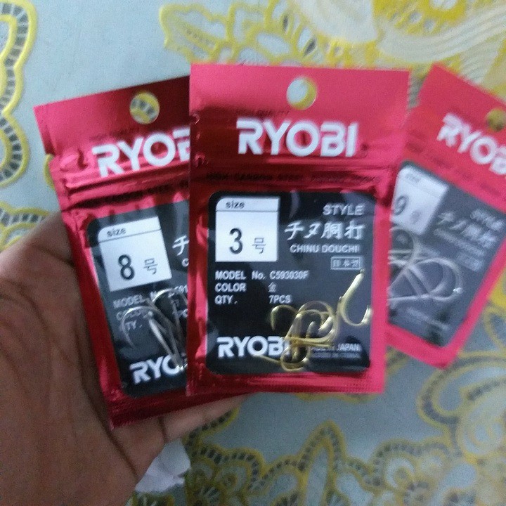Lưỡi câu cá ryobi chinu